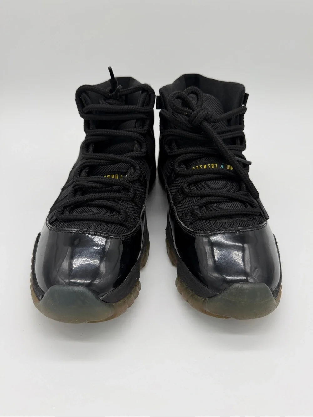 Air Jordan 11 Retro 378037-006 'Gamma Blue' Shoes Black Patent Men's - Size 9